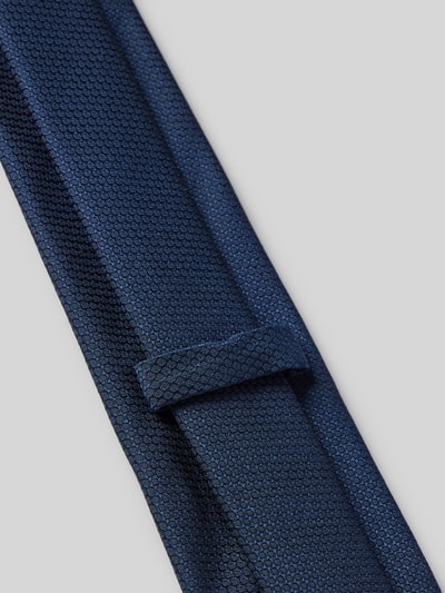 BOSS Stropdas met labeldetail Marineblauw - 3