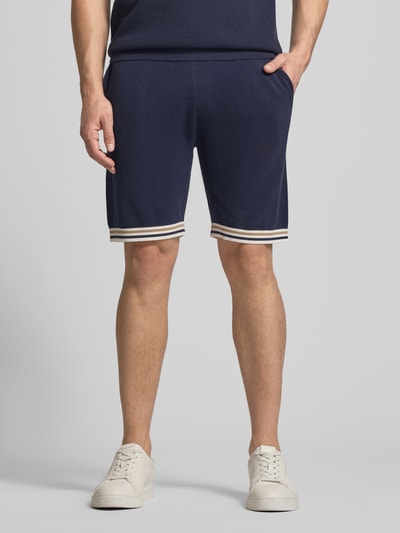 Christian Berg Men Sweatshorts mit elastischem Bund und Eingrifftaschen Marine 4