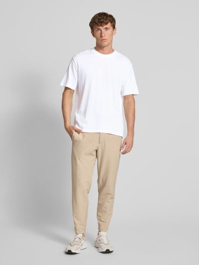 BOSS Green Relaxed Fit T-Shirt aus reiner Baumwolle Weiss 1