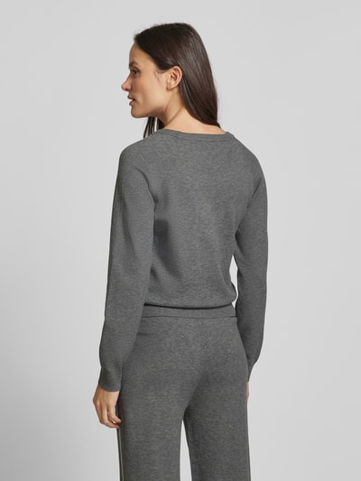 LIU JO SPORT Pullover met pailletten Antraciet gemêleerd - 5