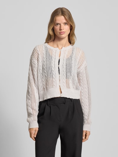 Review Vest met knoopsluiting Lichtgrijs - 4