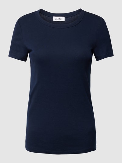 Esprit T-shirt met ronde hals Marineblauw - 2