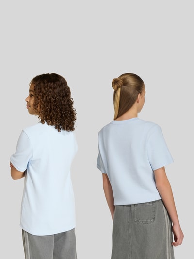 adidas Originals regular fit T-shirt met gestikt logo Bleu - 5