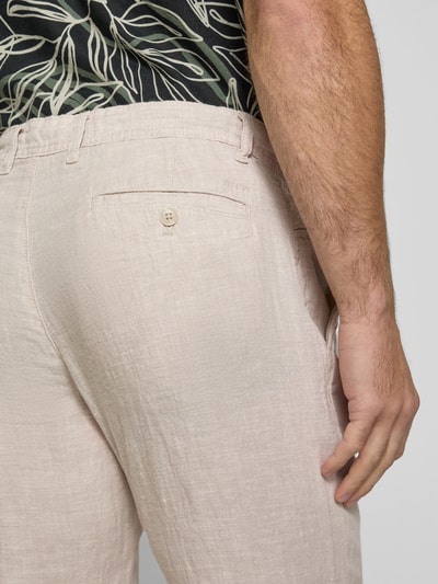 MCNEAL Leinenhose mit Tunnelzug und Gesäßtaschen Ecru 3