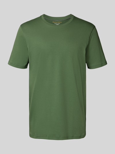 Christian Berg Men T-shirt z okrągłym dekoltem Ciemnozielony 2