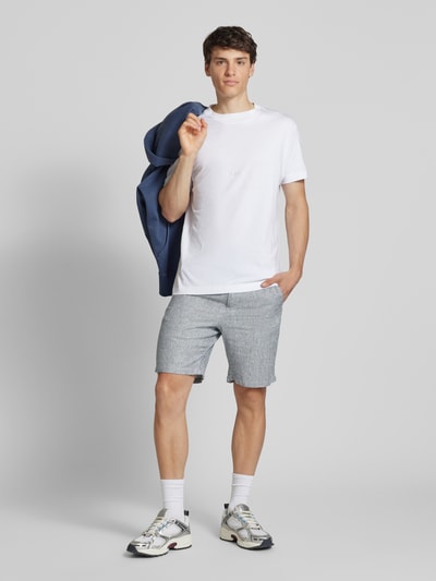 Jack & Jones Regular Fit Shorts mit Tunnelzug Modell 'MYKONOS' Marine 1