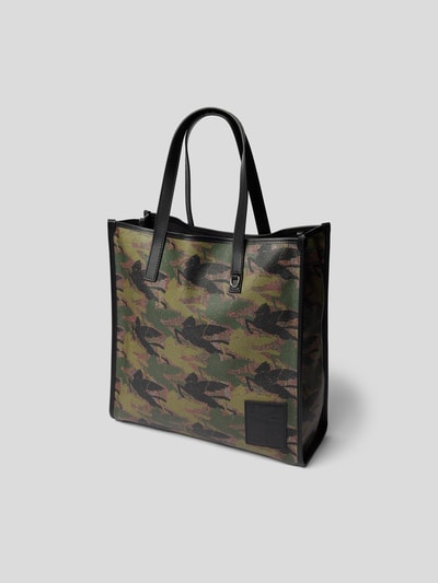 Etro Shopper mit Allover-Muster Grün 2