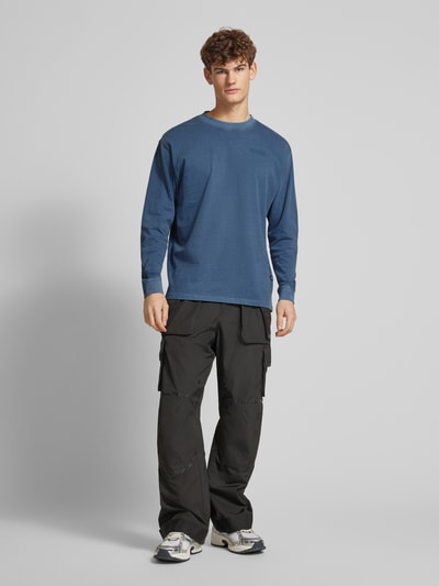 G-Star Raw Sweatshirt mit Label-Print Rauchblau 1