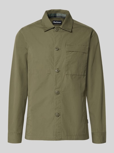 Barbour Koszula casualowa o kroju regular fit z czystej bawełny Oliwkowy 1