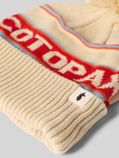 Cotopaxi Beanie met labeldetails Zand - 2