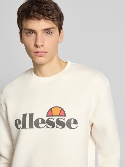 Ellesse Bluza z nadrukiem z logo model ‘CORVARO’ Złamany biały 3