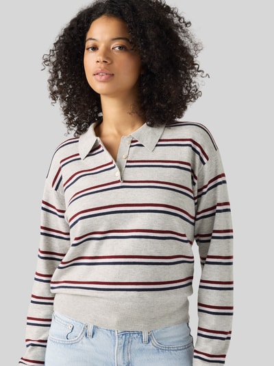 Levi's® Regular Fit Pullover aus Baumwoll-Mix Mittelgrau Melange 1