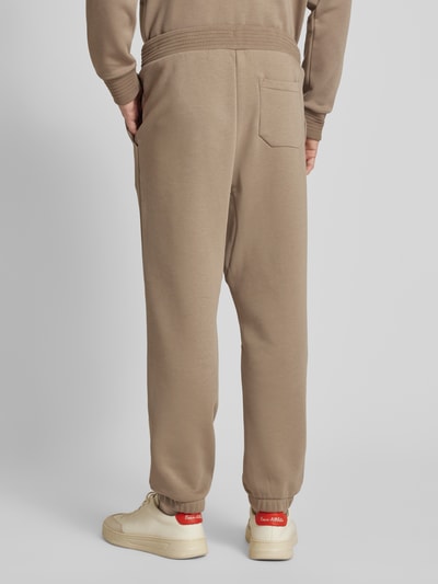 BOSS Green Sweatpants met elastische band, model ‘Huggel’ Beige - 5