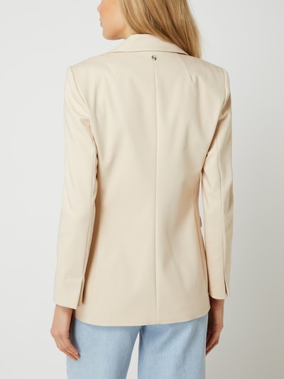 comma Blazer met stretch  Zand - 5