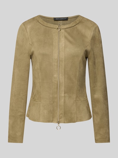 Betty Barclay Blazer mit Zweiwege-Reißverschluss Oliv 2