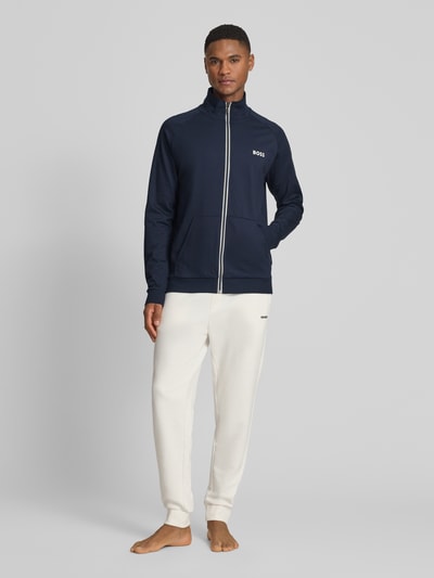 BOSS Regular Fit Sweatjacke aus reiner Baumwolle Modell 'AUTHENTIC' Marine 1