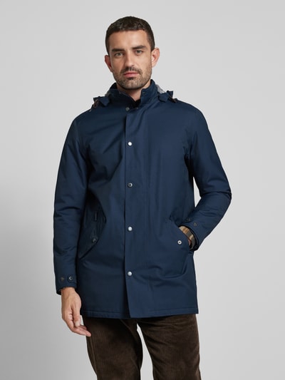 Barbour Funktionsjacke mit Reißverschlusstaschen Modell 'CHELSEA MAC' Marine 4