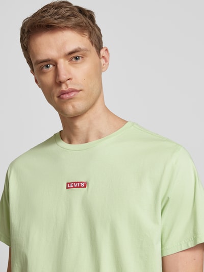 Levi's® T-shirt met labelmotief Lichtgroen - 3