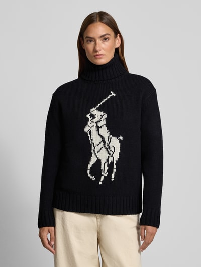 Polo Ralph Lauren Golf z wełny z motywem BLACK 4