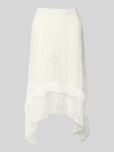Noisy May Spódnica midi z efektem podpalenia model ‘LACEY’ Biały 2