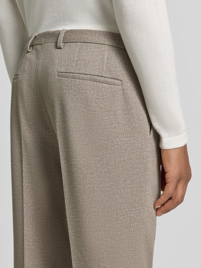 HUGO Super Slim Fit Anzughose mit Viskose-Anteil Modell 'Hesten263X-H' Beige 3