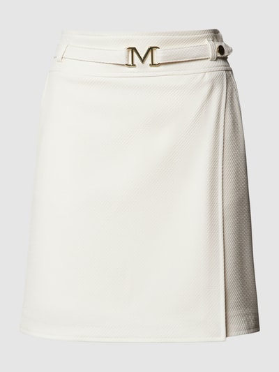 Marciano Guess Spódnica mini w stylu kopertowym model ‘AURORA SKIRT’ Złamany biały 2