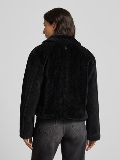Marc Cain Webpelzjacke mit Umlegekragen Black 5