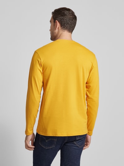 RAGMAN Longsleeve met ronde hals Donkergeel - 5