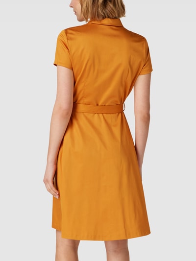 Christian Berg Woman Selection Knielanges Kleid mit Taillengürtel Orange 5