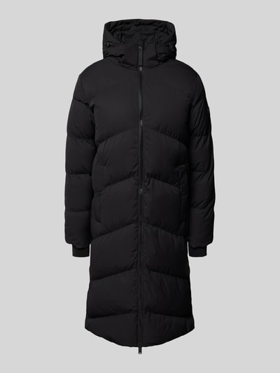 CARS JEANS Płaszcz pikowany z kapturem model ‘HESSYA’ Czarny 2