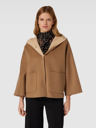 Weekend Max Mara Jacke mit Druckknopfleiste Modell 'MAGNO' Camel 4