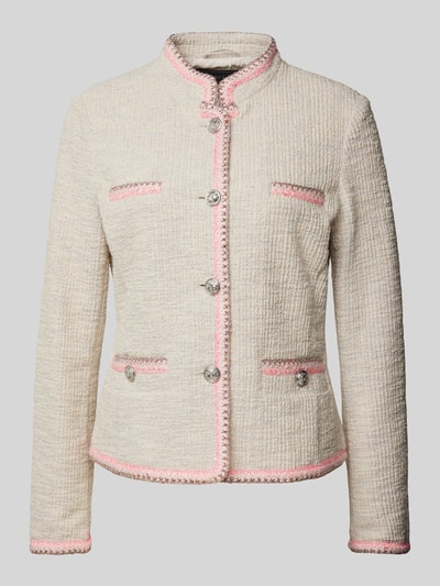 WHITE LABEL Blazer met effectgaren Ecru - 2