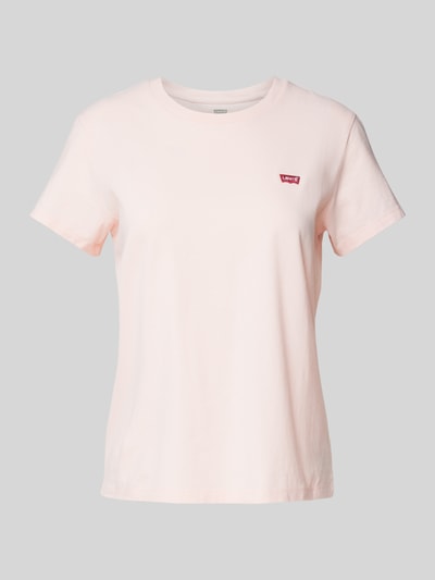 Levi's® T-shirt met labeldetail Lichtroze - 1