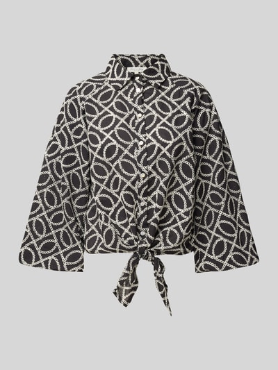 Christian Berg Woman Relaxed fit blouse met 3/4-mouwen Zwart - 2