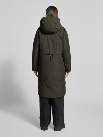 PEAK PERFORMANCE Regular Fit Funktionsmantel mit Label-Detail Modell 'TREELINE DOWN' Oliv 5