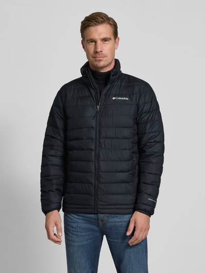 COLUMBIA Steppjacke mit Label-Print Black 4