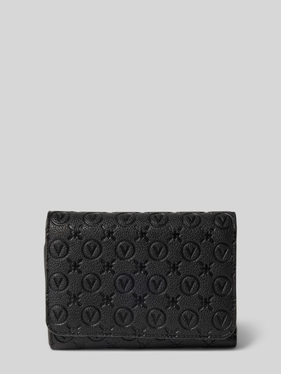 VALENTINO BAGS Portemonnaie mit Allover-Logo-Prägung Modell 'Samba' Black 1