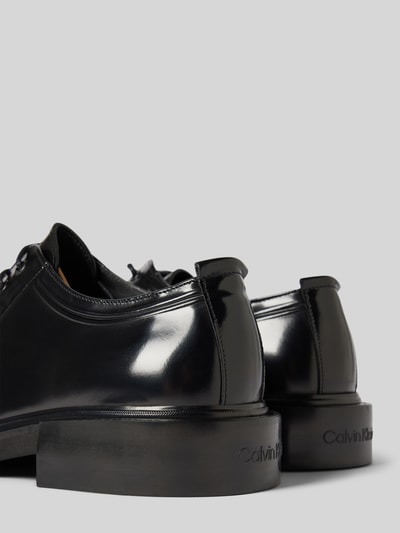 CK Calvin Klein Buty derby ze skóry model ‘POSTMAN’ Czarny 2