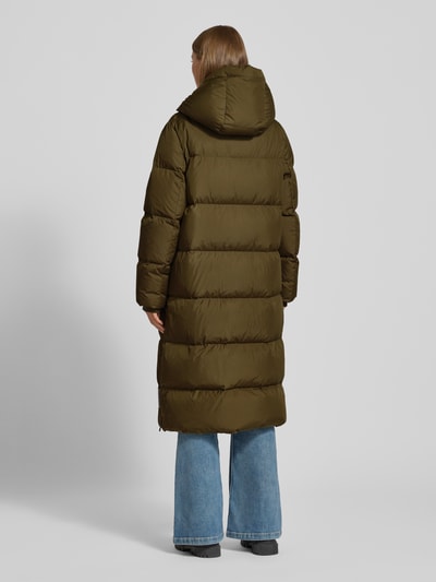 Marc O'Polo Płaszcz puchowy o kroju regular fit z dwustronnym zamkiem błyskawicznym Oliwkowy 5
