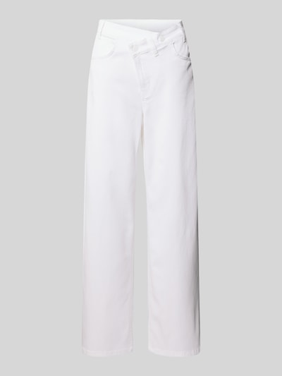 CAMBIO Regular Fit Baggy Jeans aus Lyocell-Baumwoll-Mix Weiss 2