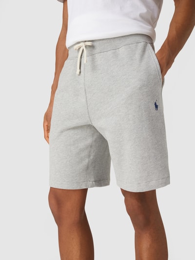 Polo Ralph Lauren Sweatshorts mit Logo-Stitching Hellgrau Melange 3