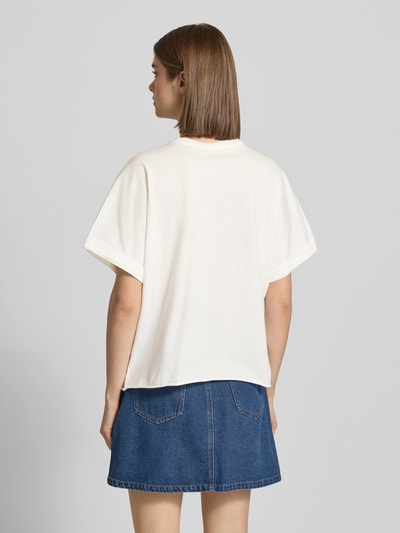 ONLY Boxy Fit T-Shirt aus reiner Baumwolle Modell 'MINNA' Weiss 5