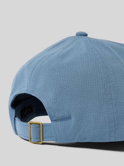 bugatti Basecap mit Label-Stitching und Viskose-Anteil Jeansblau 3