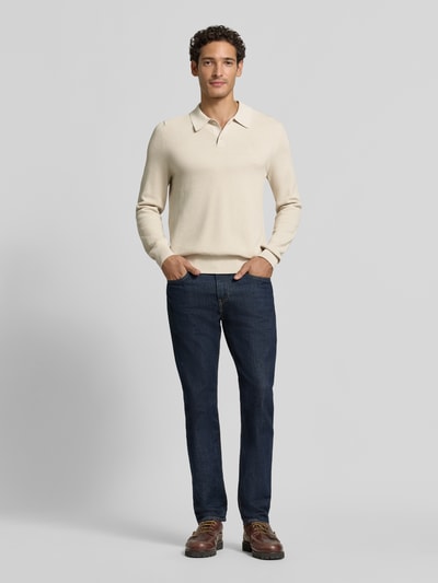 Marc O'Polo Regular Fit Pullover aus reiner Baumwolle Beige 1