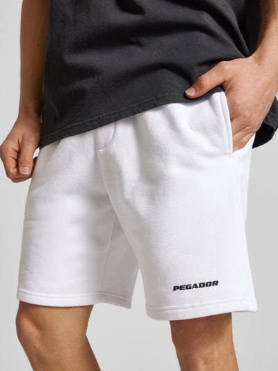 Pegador Sweatshorts mit elastischem Bund Weiss 3