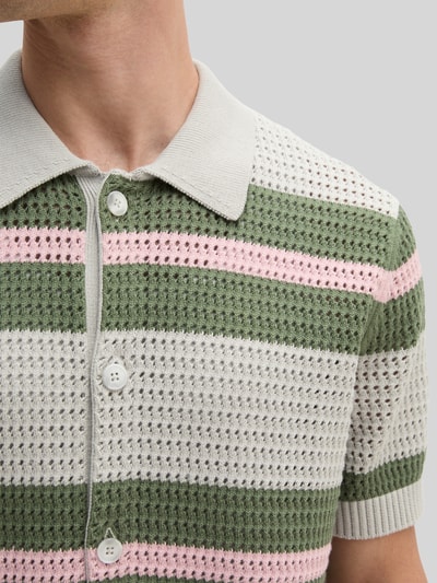 Marc O'Polo Regular Fit Freizeithemd aus Baumwoll-Mix Mittelgrau 3