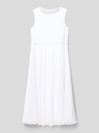 Weise Sukienka komunijna z wiązanym detalem Biały 1