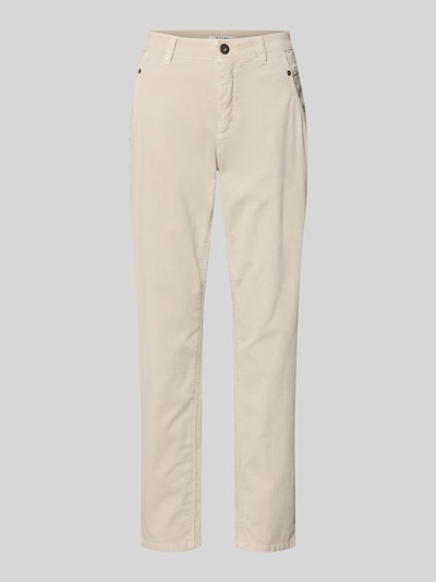 TONI Spodnie sztruksowe z 5 kieszeniami model ‘LIV’ Écru 2