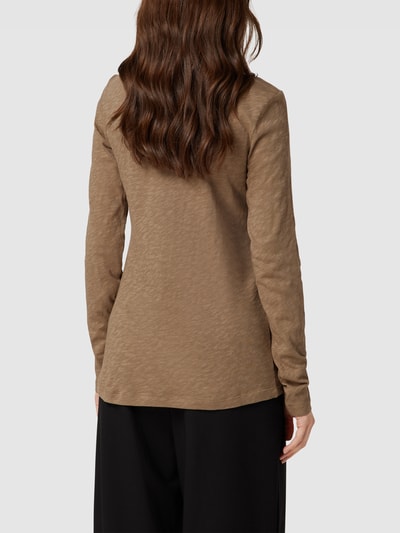 Marc O'Polo Longsleeve mit U-Boot-Ausschnitt Taupe 5