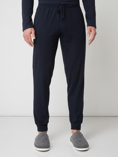 Schiesser Pyjamabroek met elastische band  Marineblauw - 4